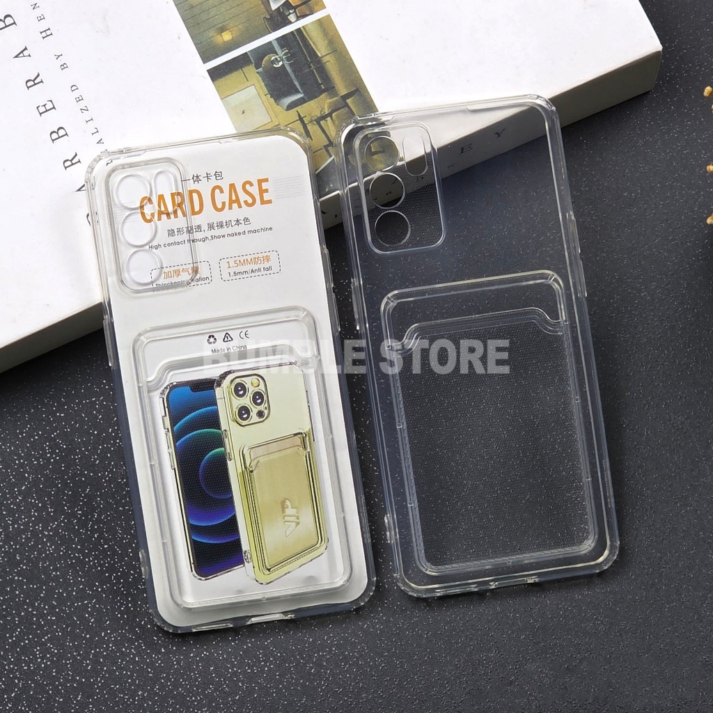 Bumble -  Softcase Clear Card Case Bening Slot Kartu Case Oppo Reno 6 5G Oppo Reno 7 5G Oppo Reno 8 