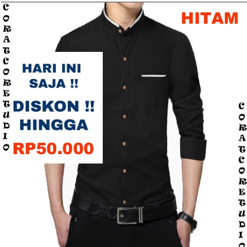 29 WARNA WARNI TC87 COLLECTION THE CLOVER 87 CAPYBARA Kemeja Laki Hem Cowok Baju Muslim Yaman Pakaia