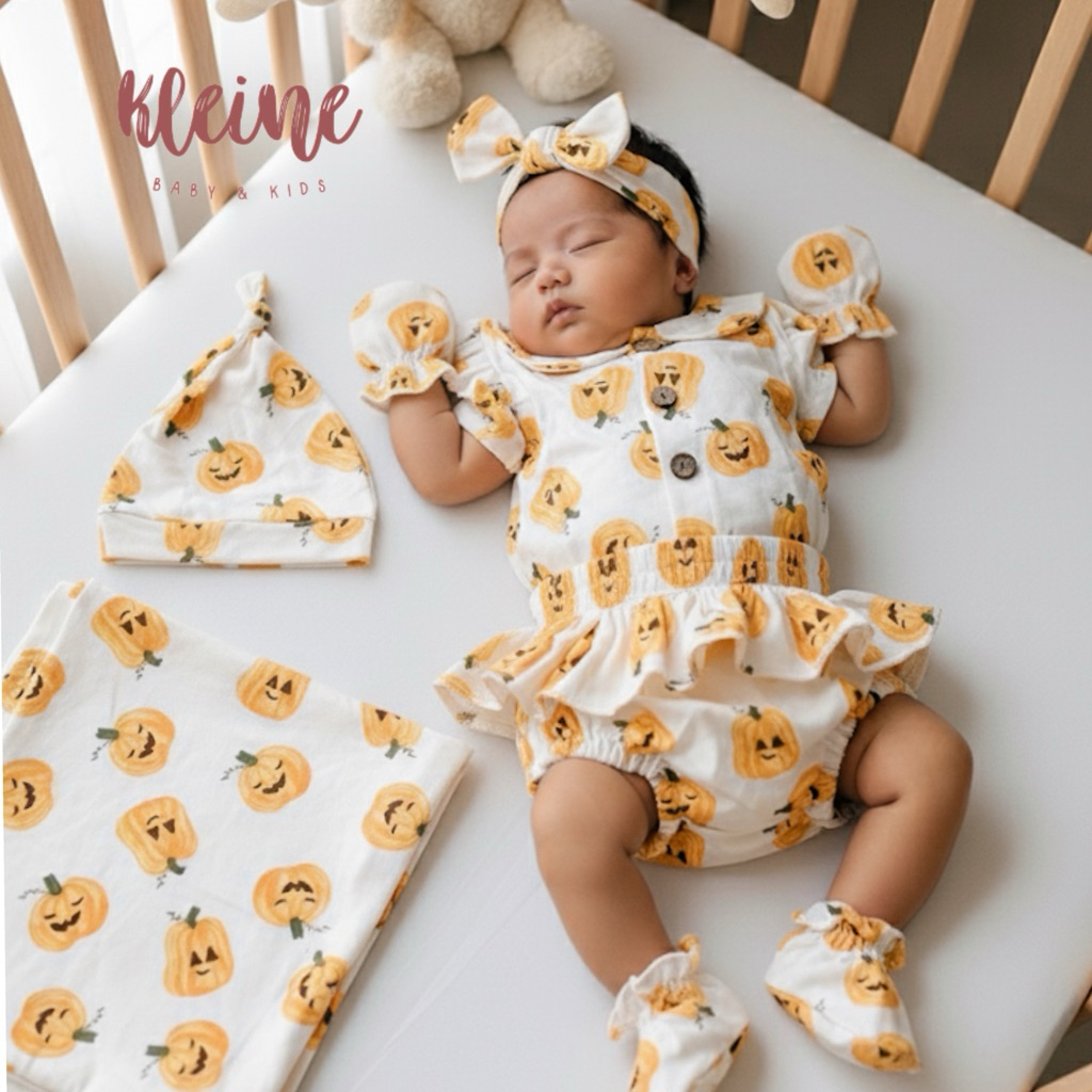KLEINE BABY & KIDS - YURI SWADDLE SKORT SET/BEDONG SET BAJU/BEDONG SET/BEDONG BAYI/SWADDLE SET