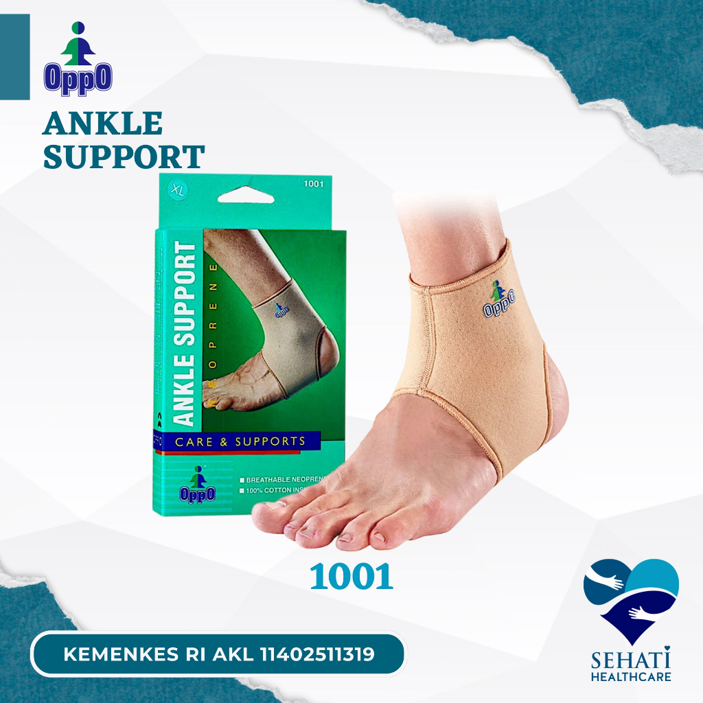 Oppo Ankle Support 1001 Dekker Alat Pelindung Kaki Deker Pergelangan Tumit Kesehatan