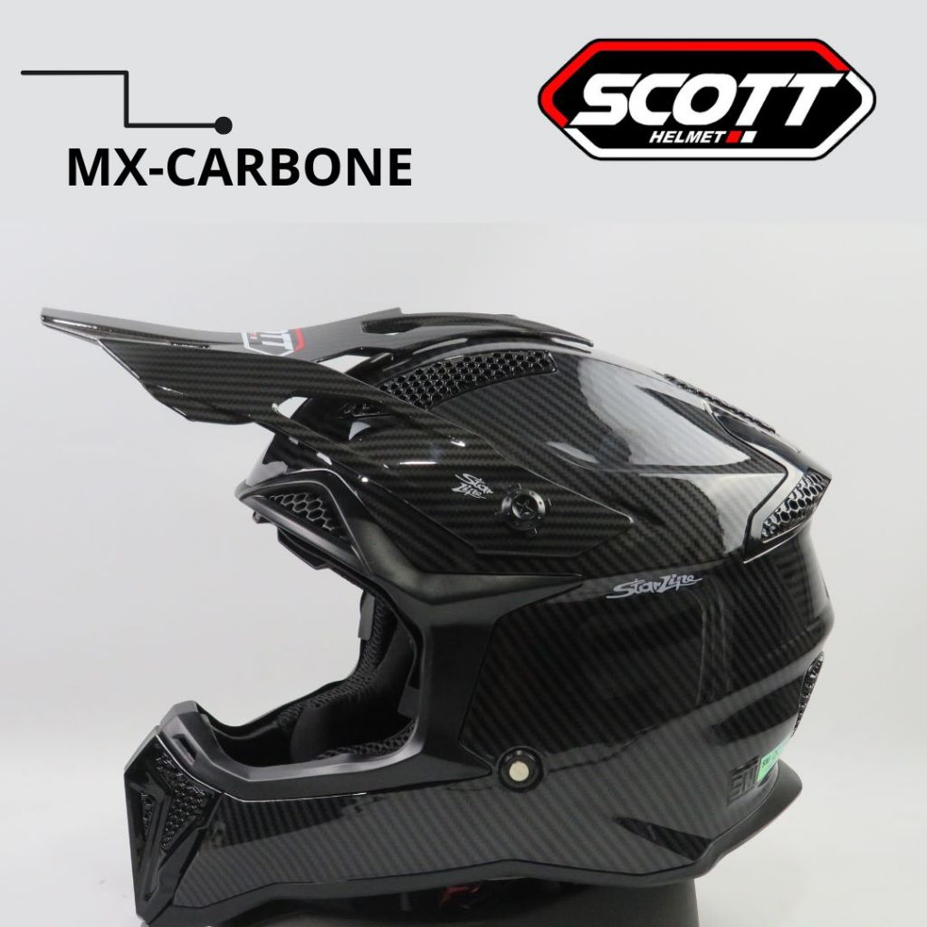 JUAL HELM TRAIL HELM SCOTT MOTOR CROSS TRAIL DEWASA CARBON ORIGINAL PREMIUM STANDART SNI SUPERCROSS