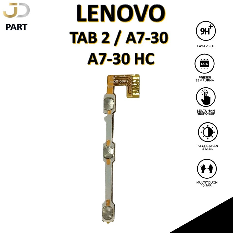 FLEXIBEL ON / OFF + VOLUME LENOVO TAB 2 / A7 - 30 / A7 - 30 HC ORIGINAL