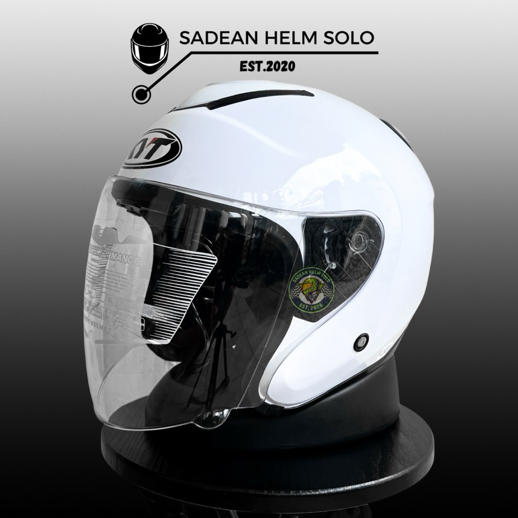HELM HALFFACE KYOTOO SKS/helm pria wanita warna solid SNI