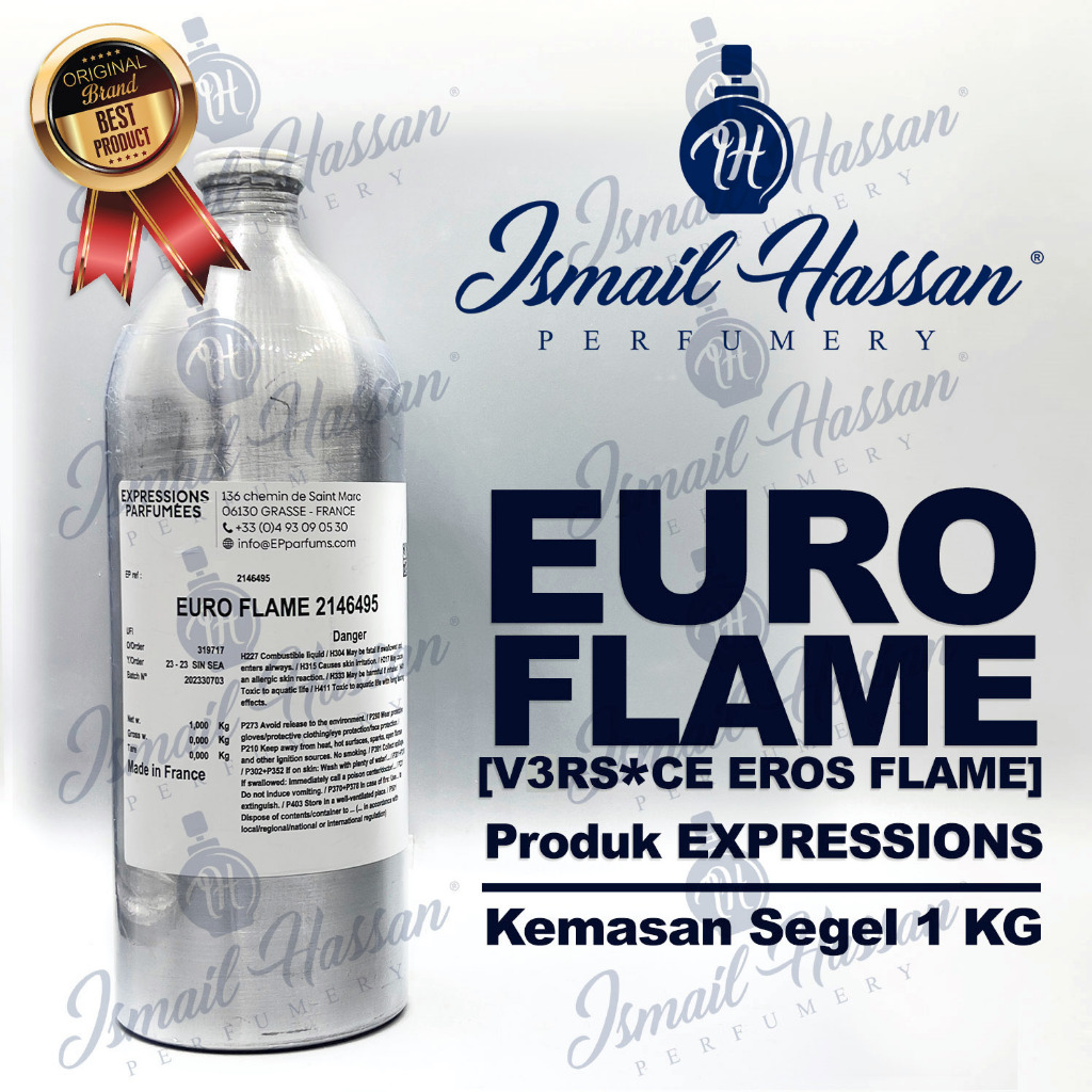Bibit/Biang Parfum Euro Flame Produk EXPRESSION PARFUMEES Packing Segel 1Kg