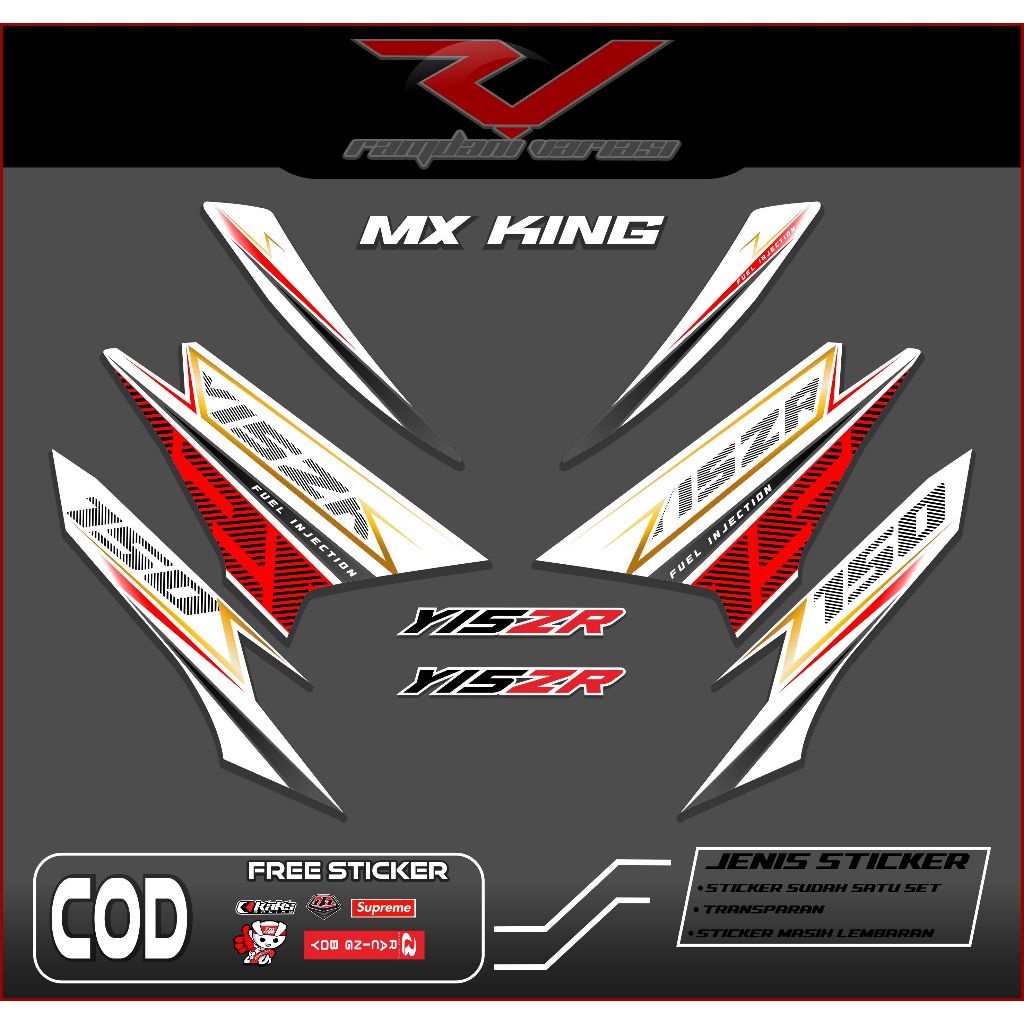 STRIPING JUPITER MX KING/STIKER VARIASI MX KING/STRIPING MOTOR MX KING 150 Y15ZR KEREN TERBARU