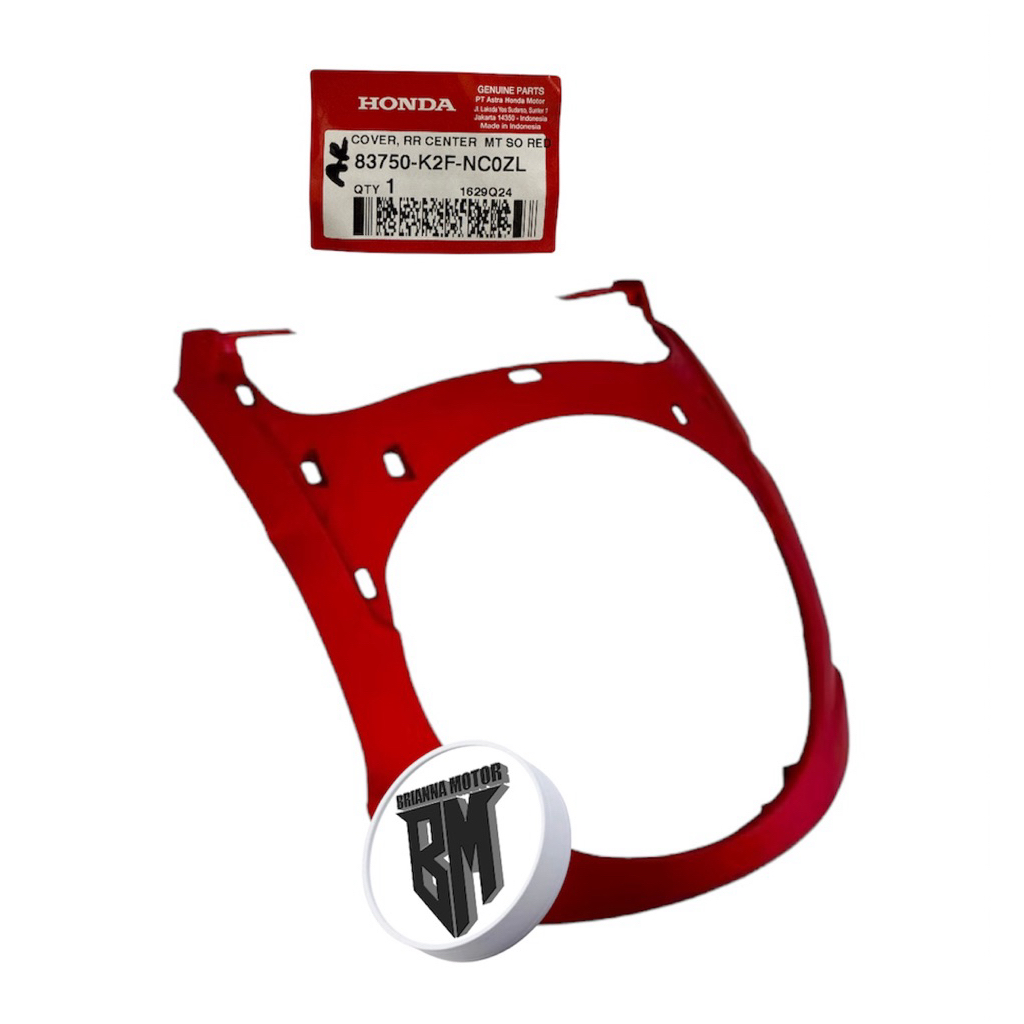 COVER CENTER REAR MERAH DOF NEW SCOOPY K2FP 83750 K2F NC0ZL