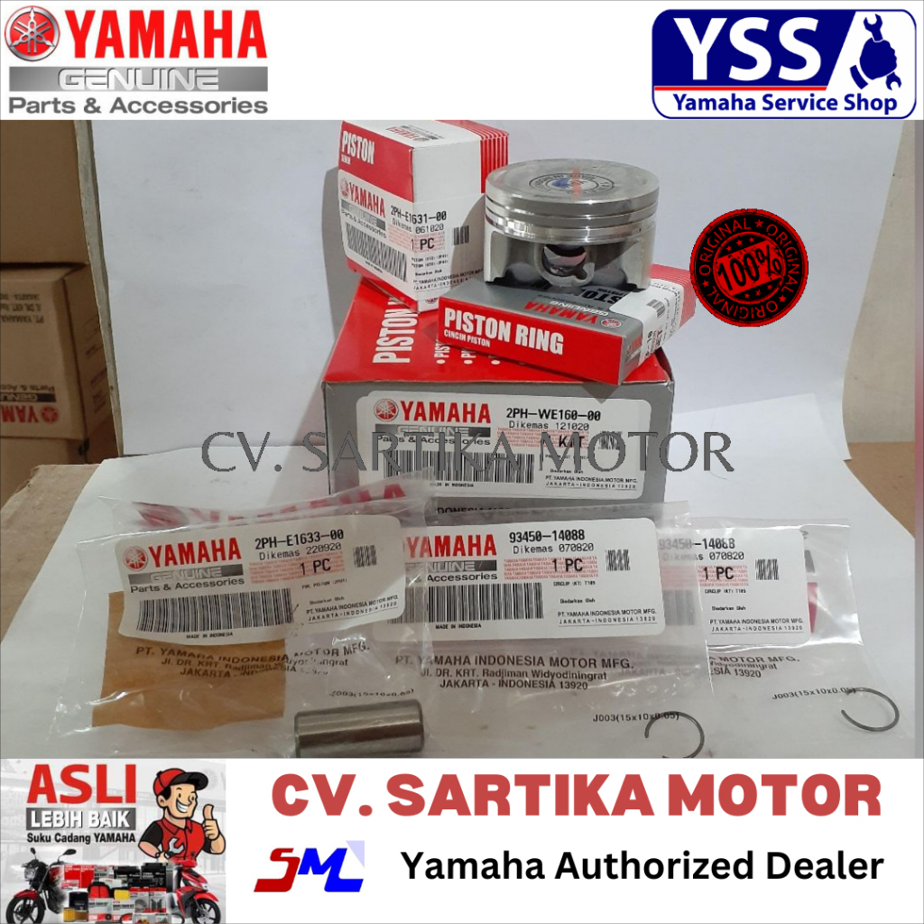 Seher Mio M3 / PISTON KIT (2PHN) / 2PH-WE160-10