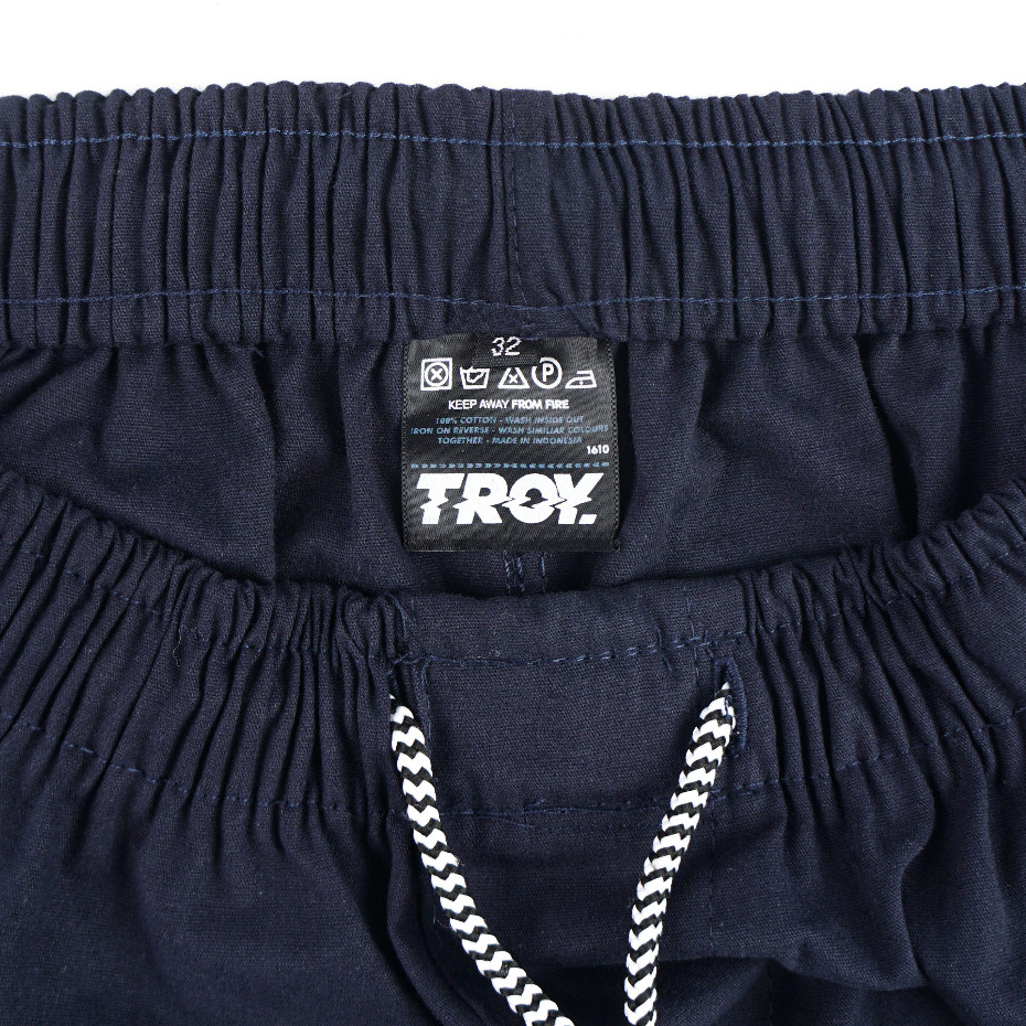 Troy Company Boardshort Navy Concrete - Celana Pendek Biru Navy BBC 3325