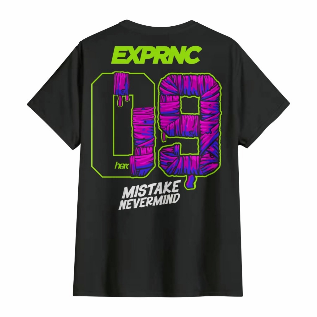 Mistake Kaos T-shirt Unisex Black - Heroine Exprnc
