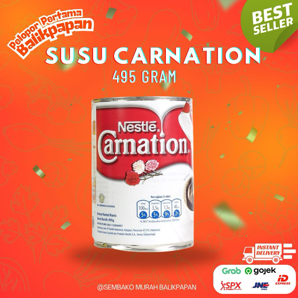 susu carnation 495gr
