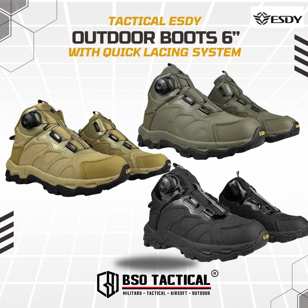 Sepatu Outdoor ESDY 6" Tactical Hiking Boots Import