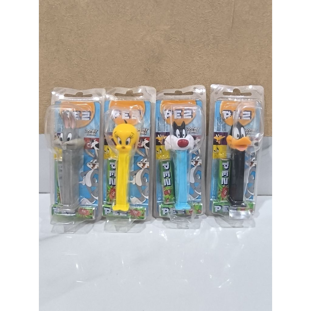 Pez Candy Dispenser, Mainan Pez Looney Tunes, Permen Pez