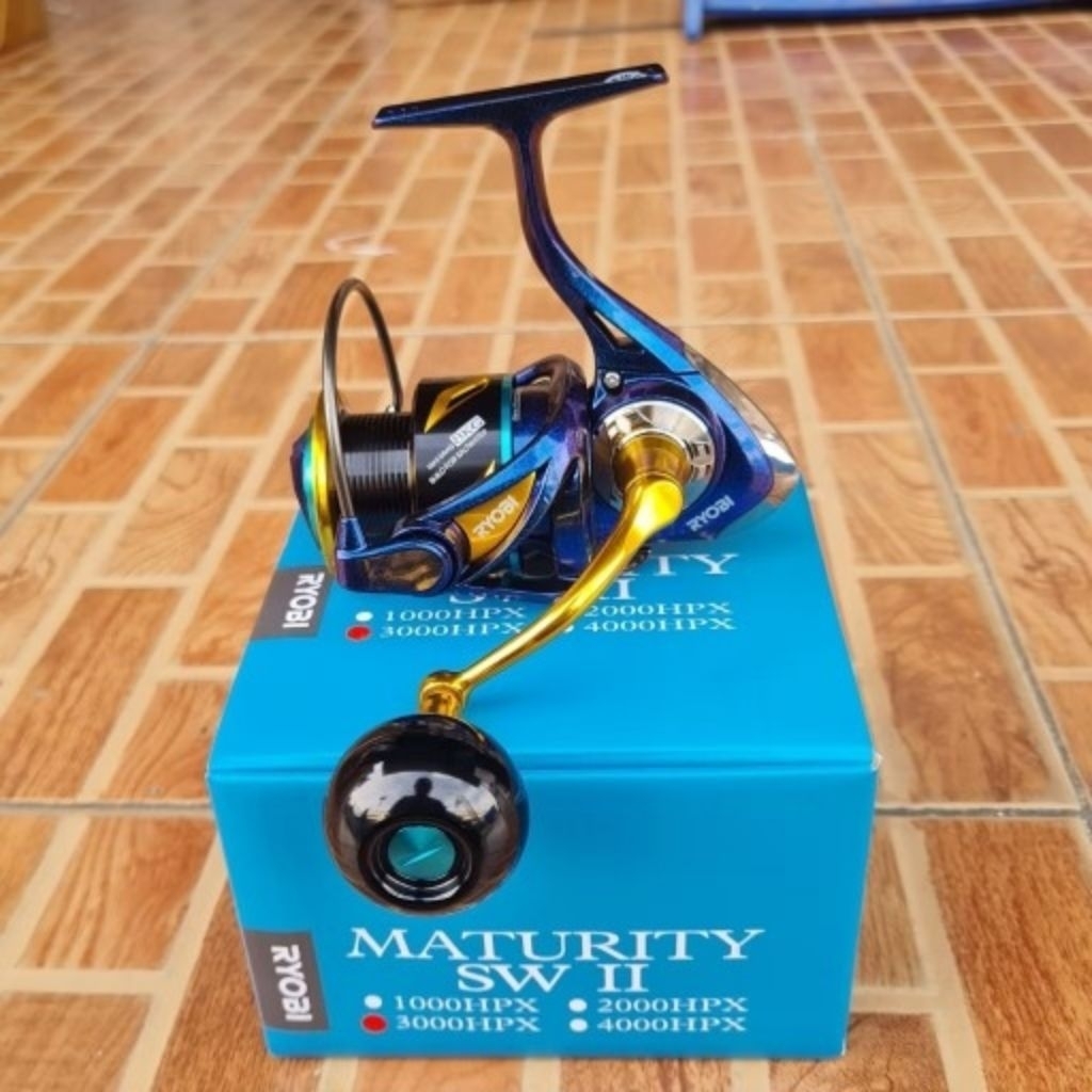 REEL SPINNING RYOBI MATURITY II SW 3000HPX POWER HANDLE | REEL PANCING | REEL GATALAMA | REEL LAUT |
