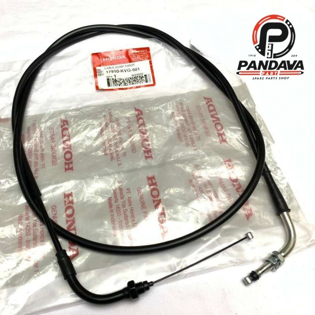 17910KVG901 KABEL GAS BEAT KARBU ORIGINAL AHM HONDA