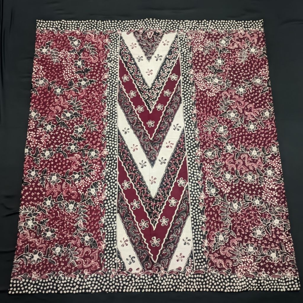 Laseman : Bledak Tri Warna Jumbo | Sarung Batik Tulis Lasem Tiga Negeri