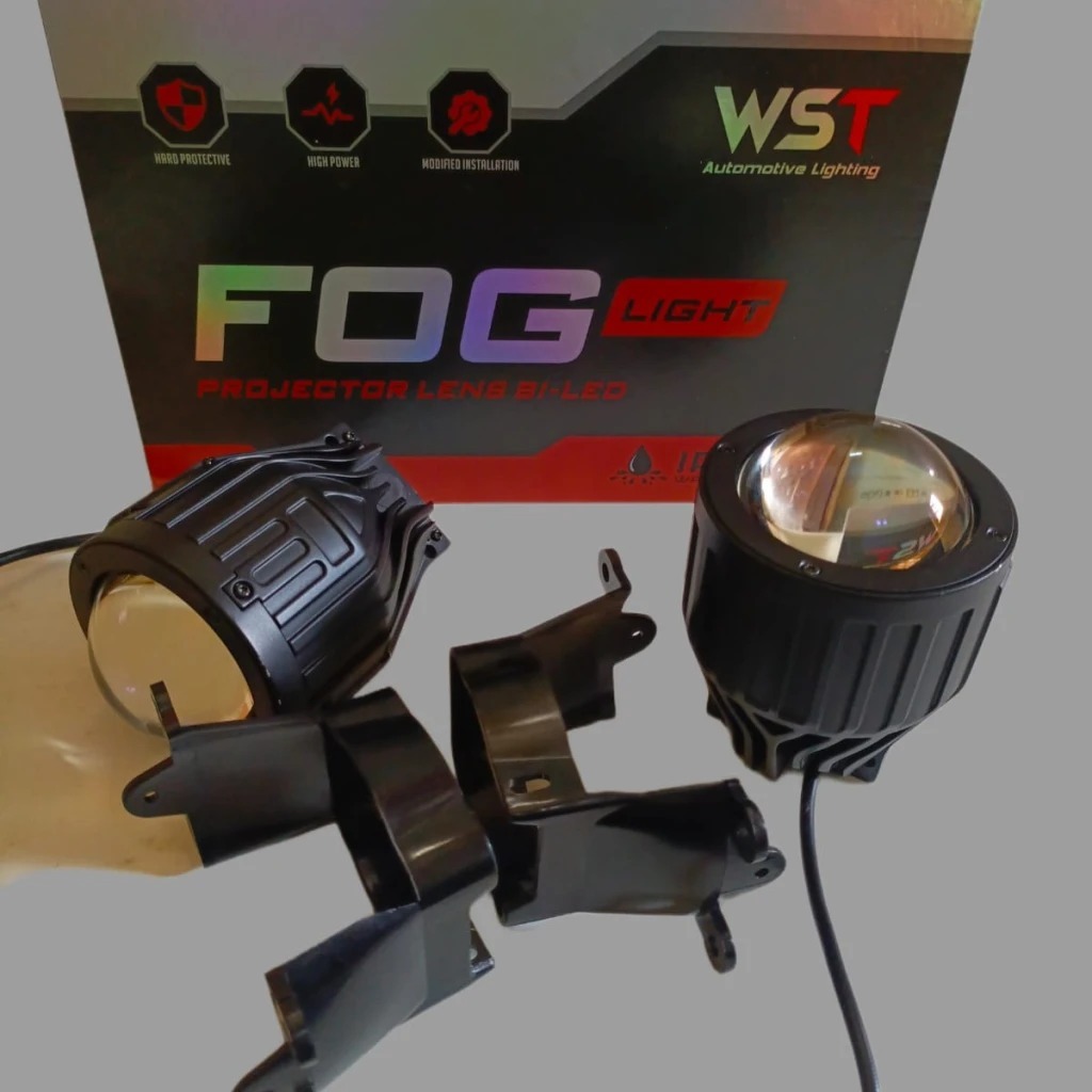 Foglamp WST 3inch 1 warna Breket Toyota dan Honda