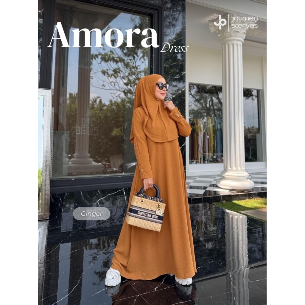 Sale Amora Set Gamis + Jilbab Journey