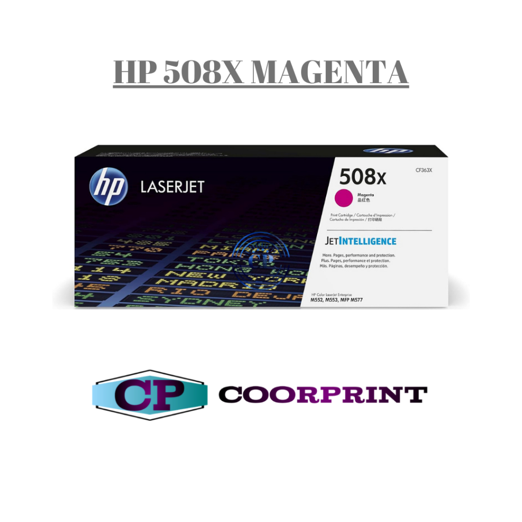 HP 508X High Yield Magenta Original Laserjet Toner Cartridge {CF363X}