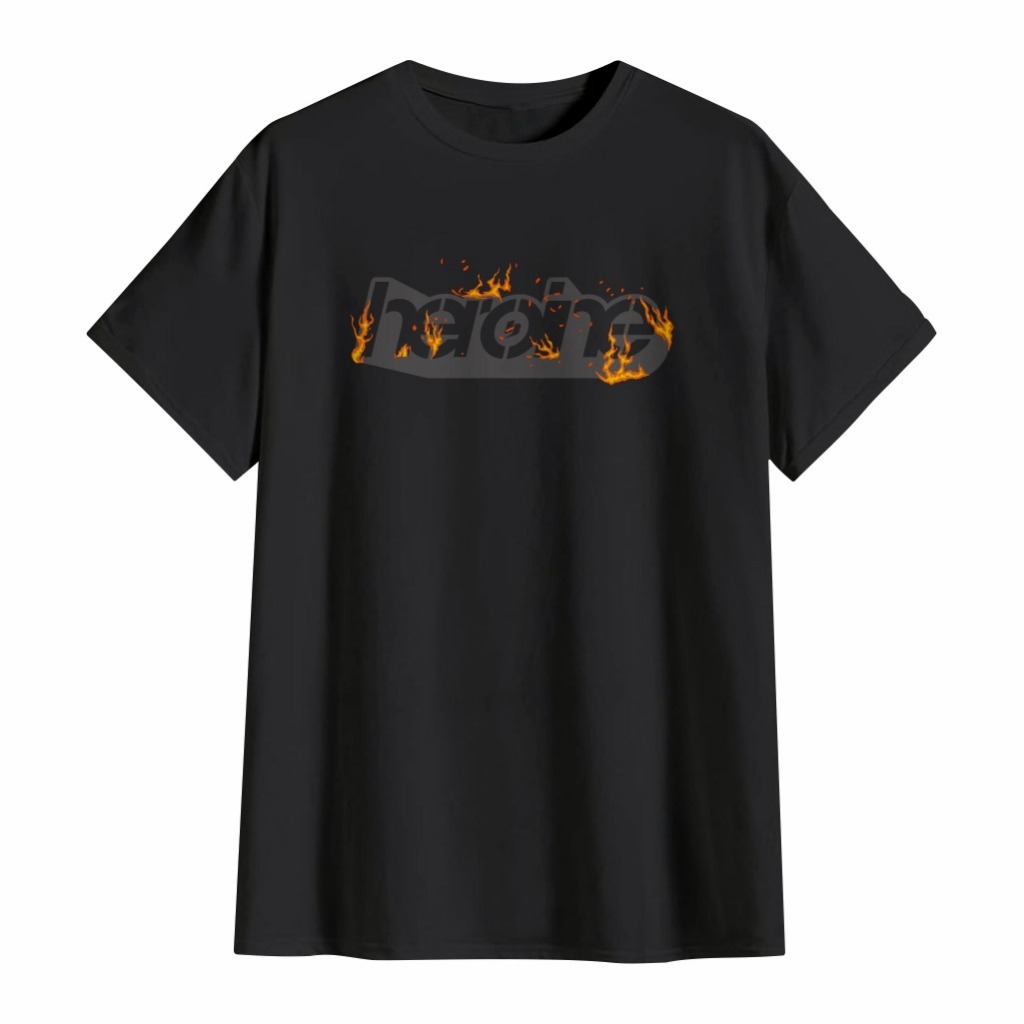 Blazing Kaos T-shirt Unisex Black - Heroine Exprnc