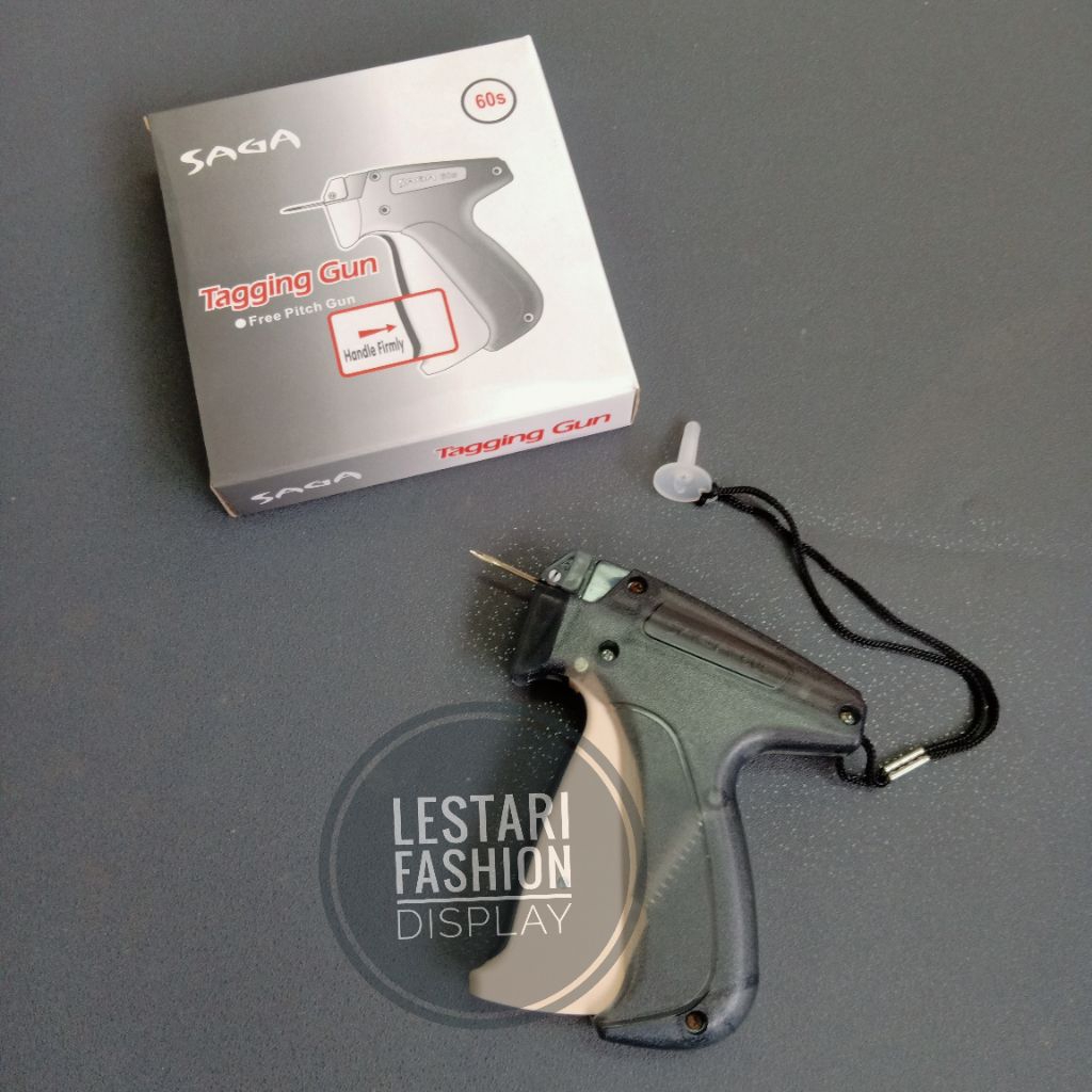 Tag gun / Isi tag gun / Lebel merek / Tag gun saga 60s / Tag pins / Tembakan merek