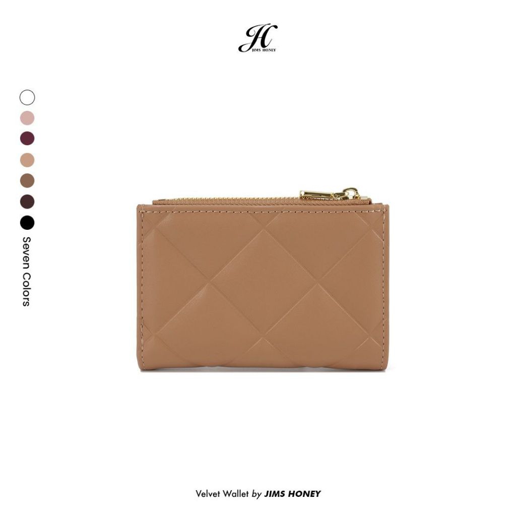 JIMS HONEY - VELVET WALLET dompet wanita simpel sangat elegan Jims honey