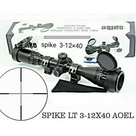 OUTDOOR TELESCOPE SPIKE 3-12X40 AOL TELESKOP SPIKE 3-12X40 AOL