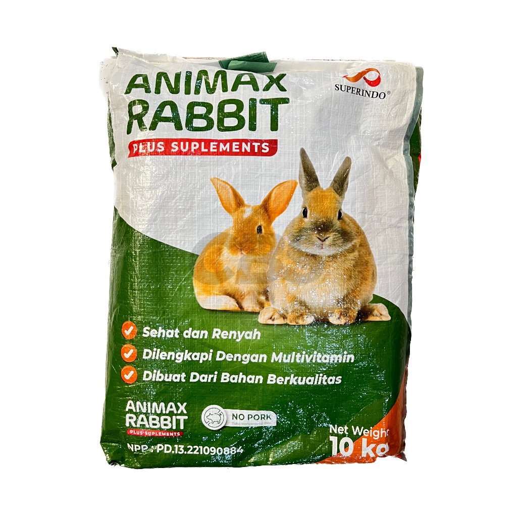 ANIMAX PLUS Rabbit Food - 10 KG