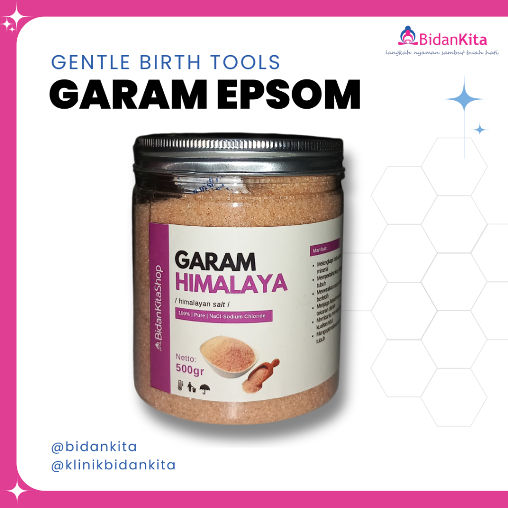 Garam Himalaya / Himalayan Salt / Pure 100% - Bidan Kita