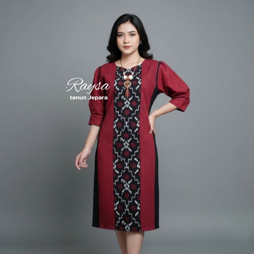 DRES TENUN KOMBINASI KATUN TOYOBO