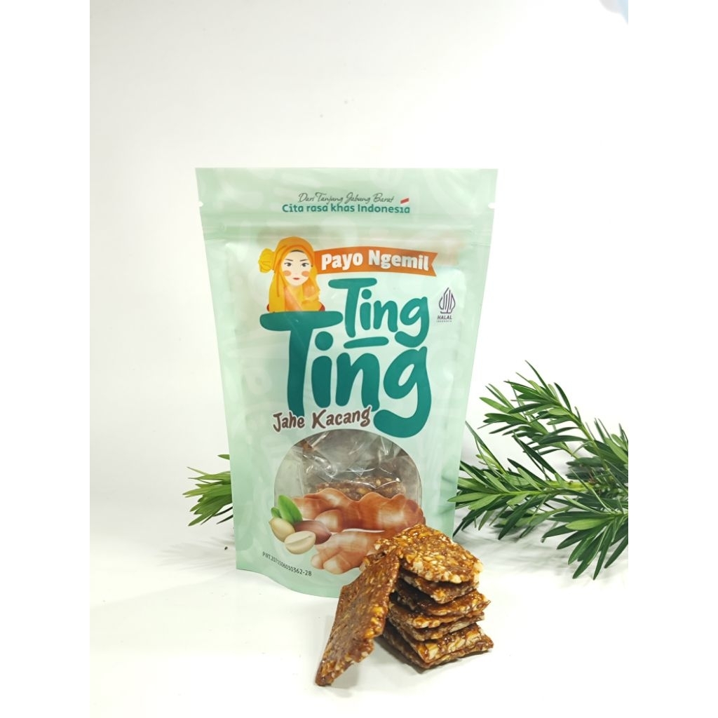 Ting ting jahe kacang 100g