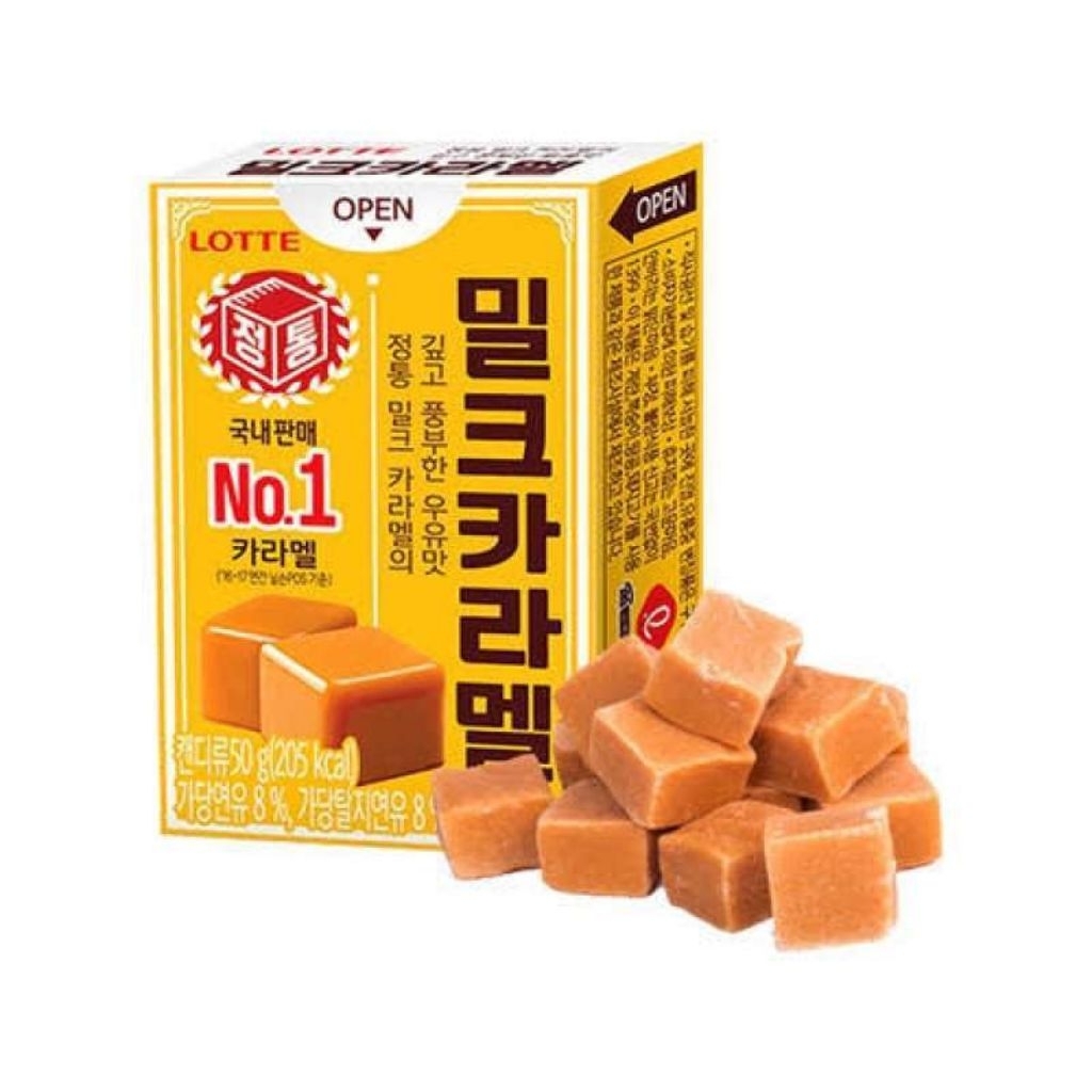 Lotte Milk Caramel ( 1 Pack )