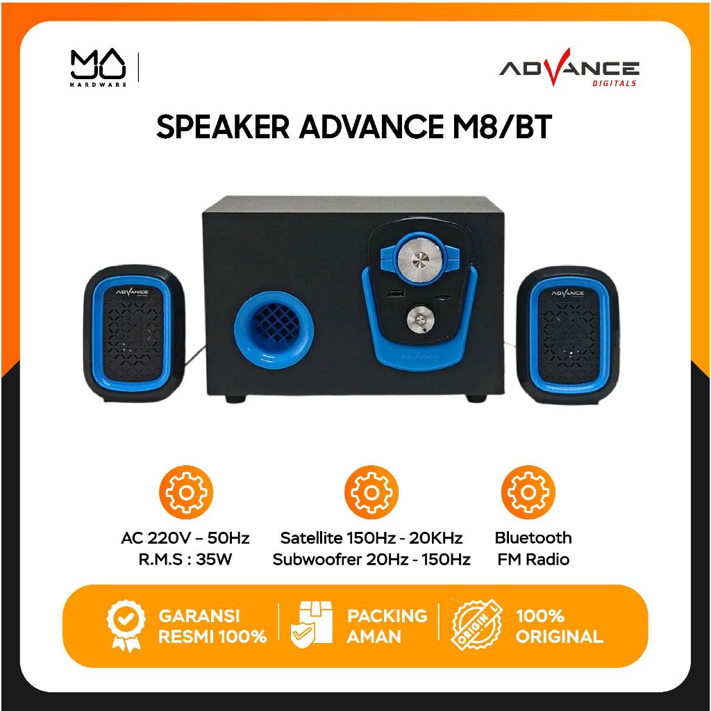 Speaker ADVANCE M8 NEW - Garansi Resmi