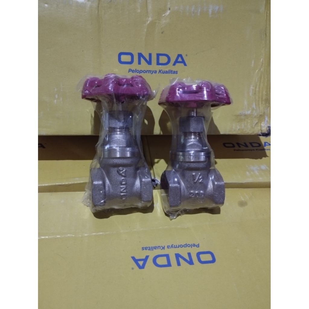 kran PDAM/ stop kran/ gate Valve ukuran 1/2 inchi Merek onda