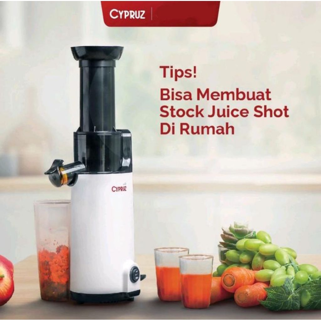 CYPRUZ SLOW JUICER BLENDER JUS JR 0001