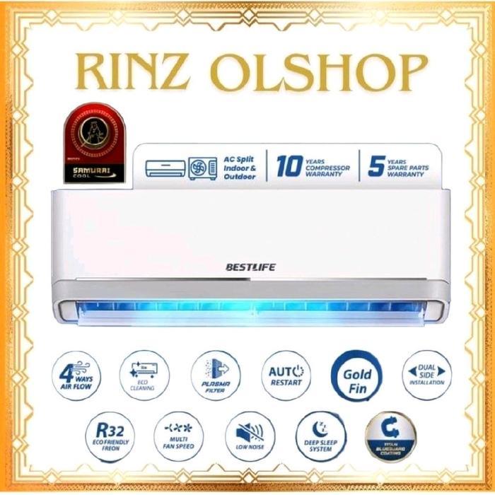 BESTLIFE BEST-09PSC AC SPLIT 1 PK PLASMA FILTER / AC 1 PK BESTLIFE - AC 1 PK GOLD FIN R32