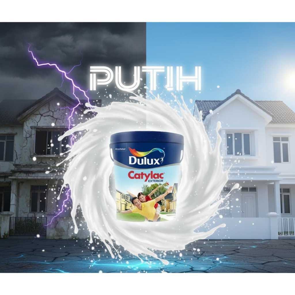 CAT DULUX CATYLAC EXTERIOR 25 KG - PUTIH
