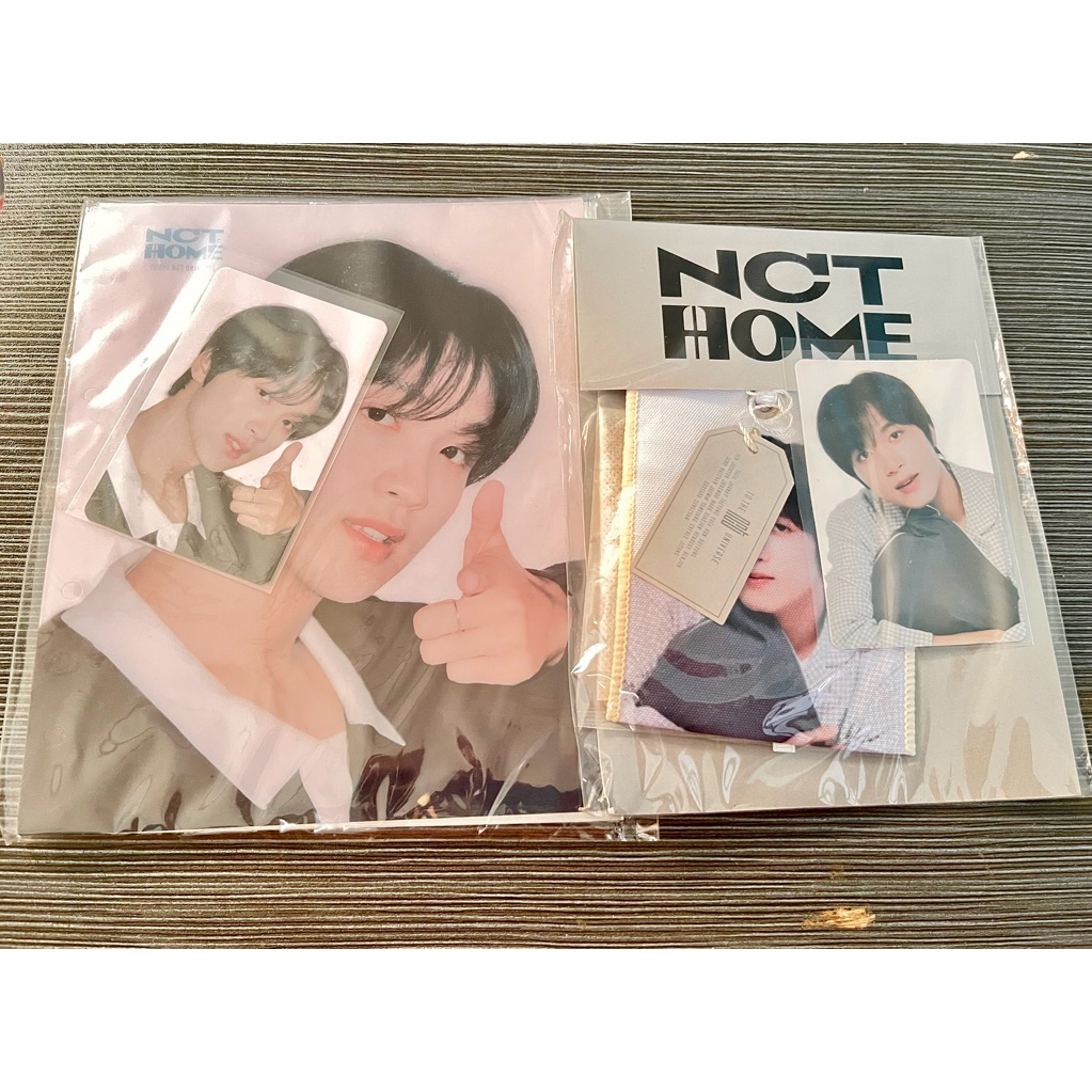 HAECHAN NCT HOME 2023 SEALED Binder index + photocard set & photo sachet set nct universe pc