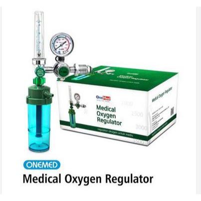 Onemed Regulator Oksigen Medis KP907 - Onemed Medical Oxygen Regulator Alat Regulator Oksigen untuk 