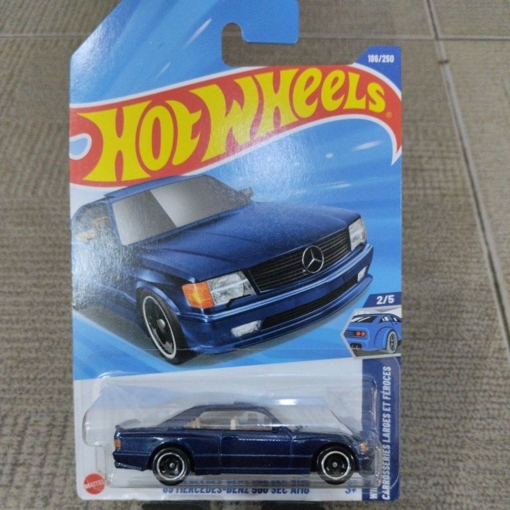 HOT WHEELS MERCEDES BENZ 560 BLUE (218)