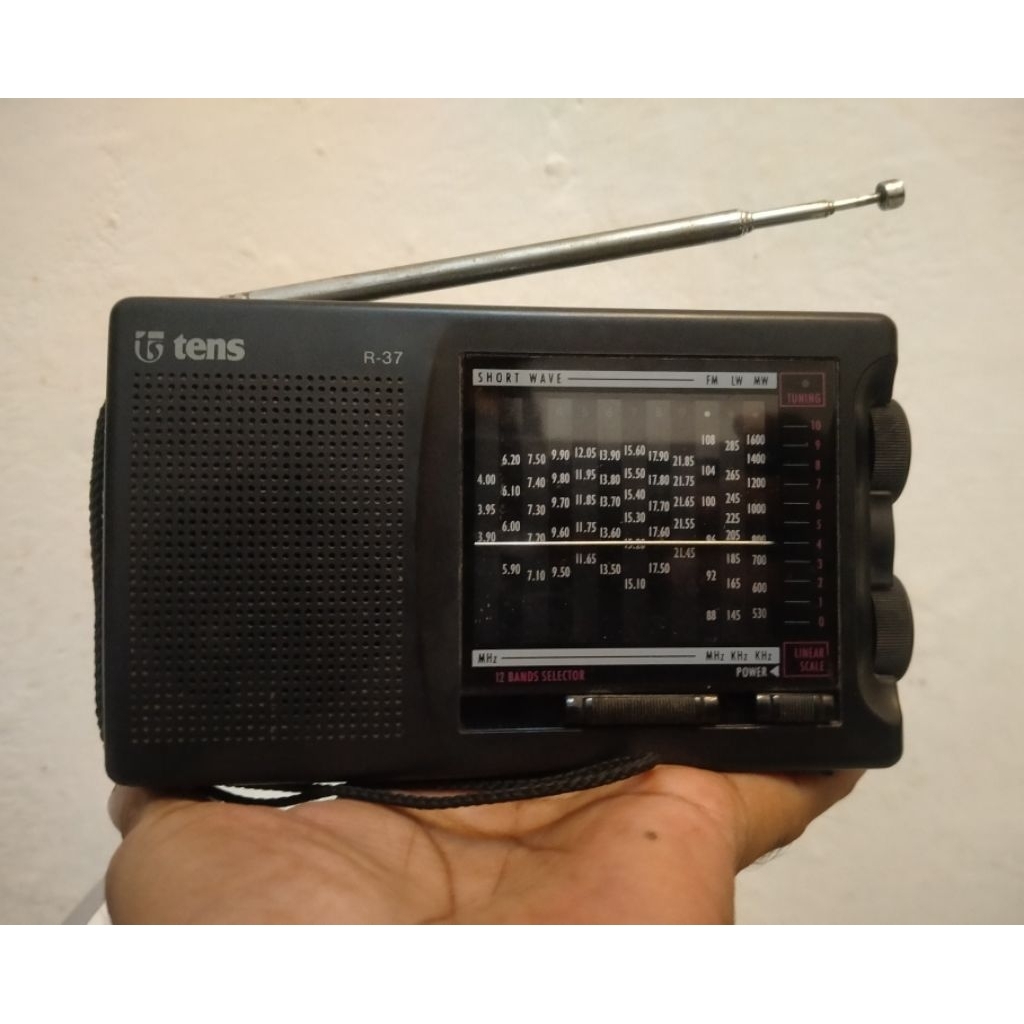 Radio Tens R-37 12 BANDS antik langka