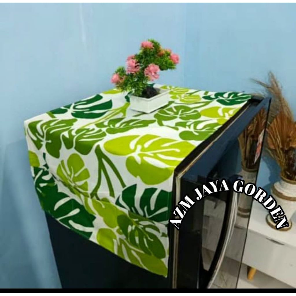 Taplak kulkas / sarung kulkas / alas kulkas / cover kulkas/ kain pelindung kulkas  / kulkas 1pintu&2