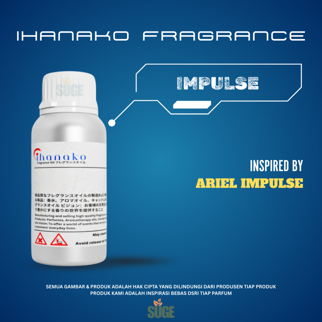 IMPULSE - ARIEL IMPULSE || BIBIT PARFUM MURNI IHANAK FRAGRANCE