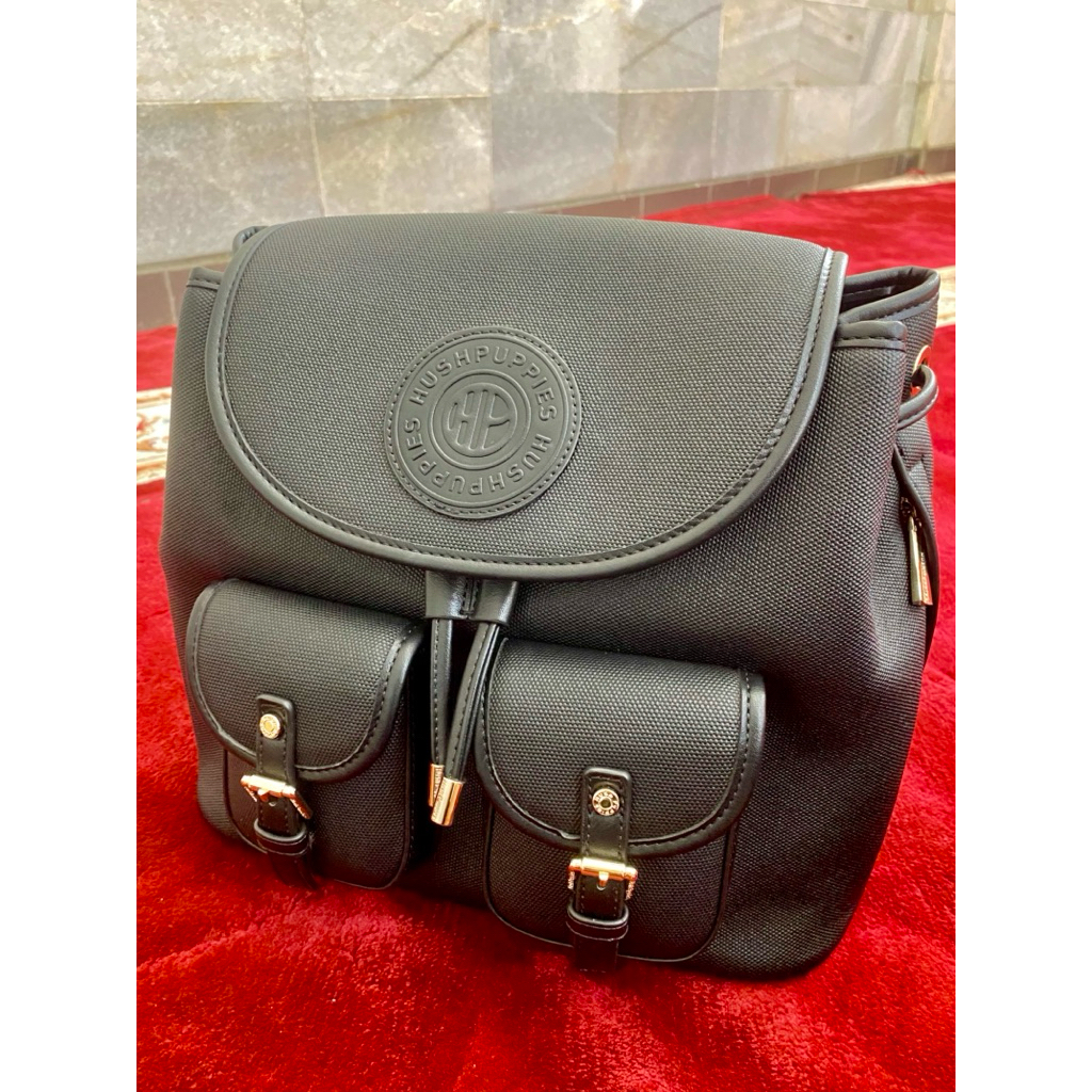 Hush Puppies Stolen Backpack Bag Ransel Second Preloved PL