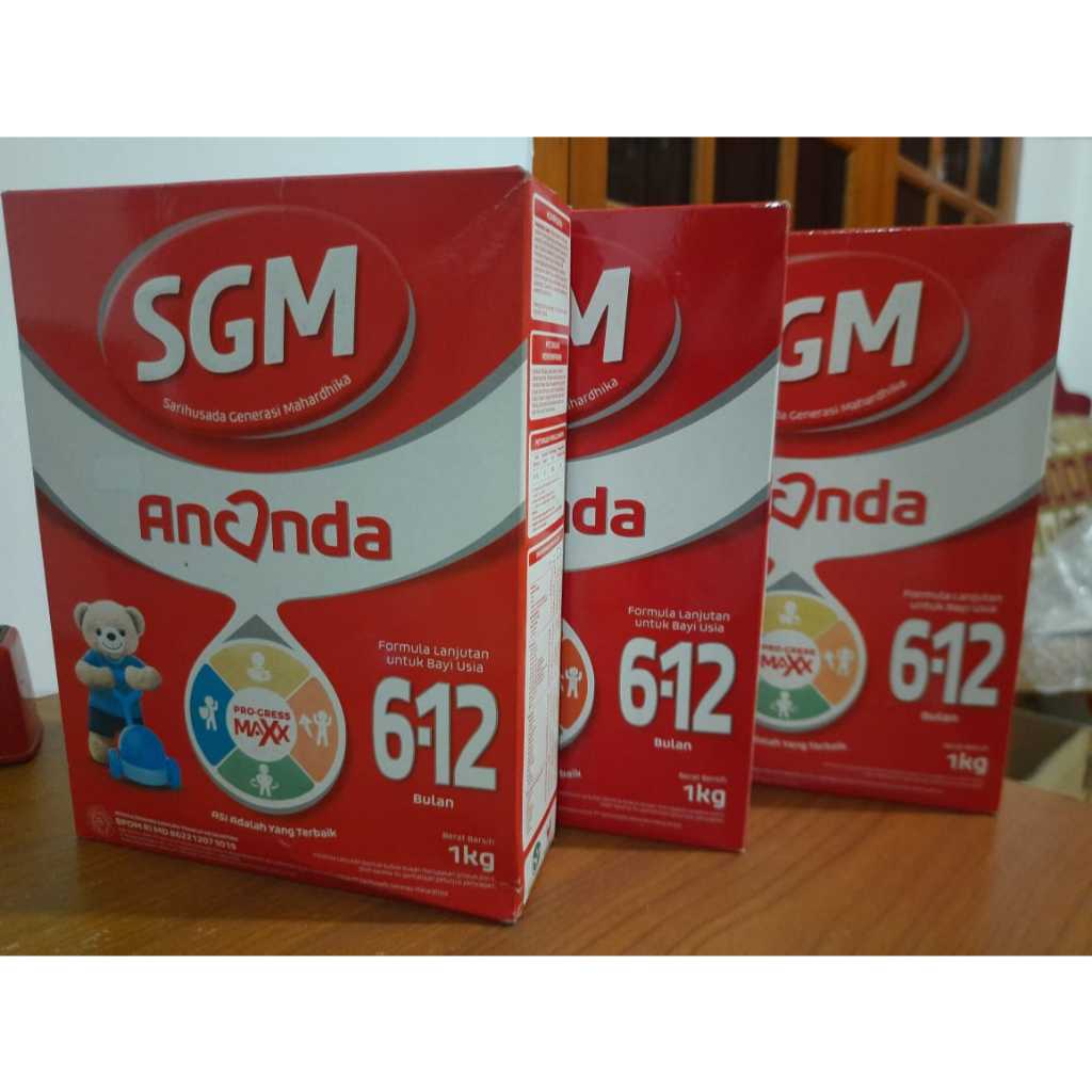 Sgm Ananda Susu Lanjutan 6-12 Bulan 400gram 1KG cuci gudang