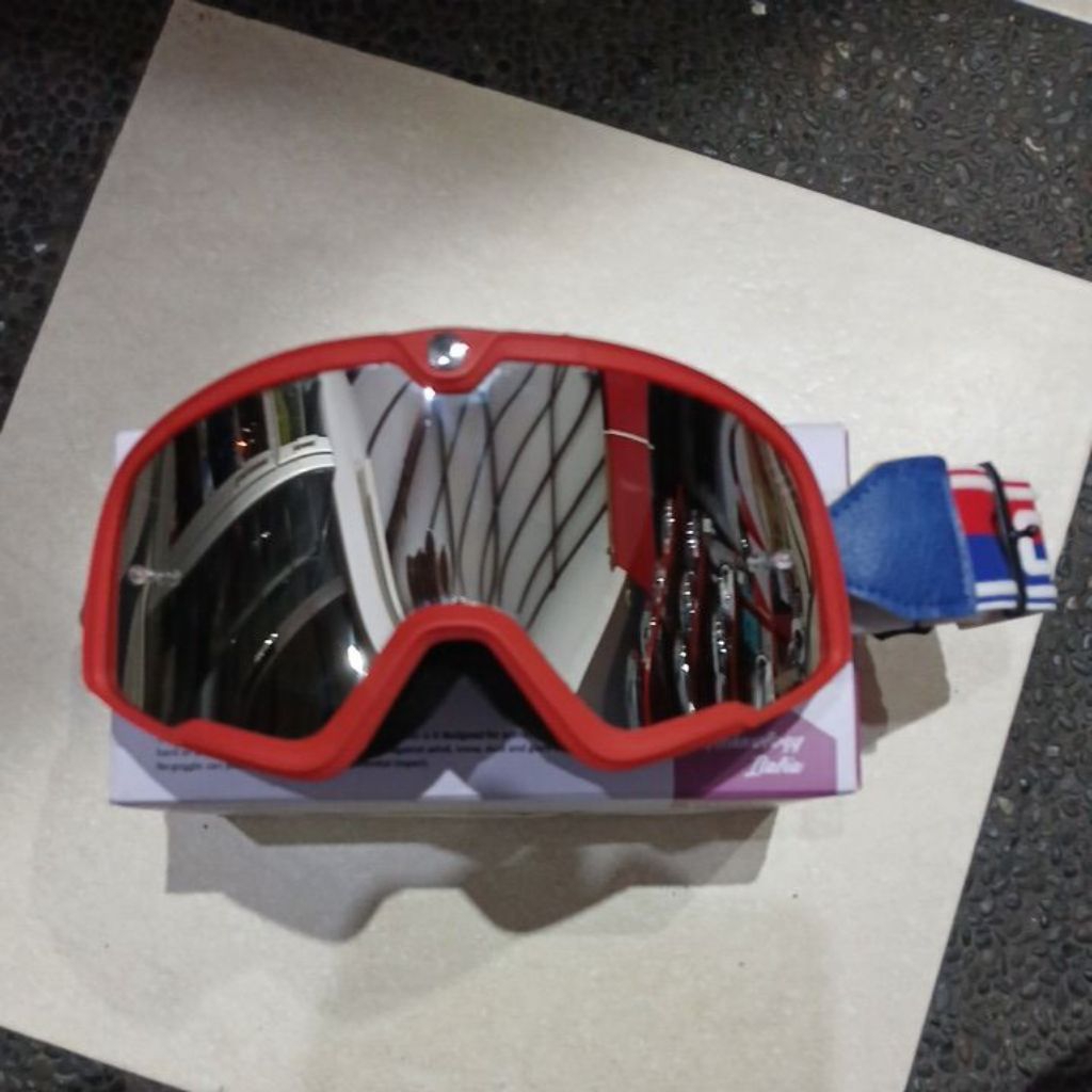 JPX rans Capucino gloss dengan Kacamata Goggle Osbe barstow Red