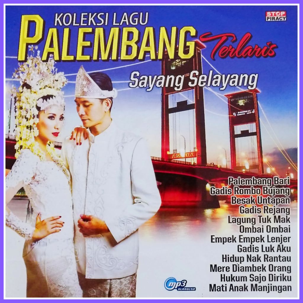 Kaset MP3 Lagu Pop Palembang - Jambi - Lampung Album Campuran Pilihan Terlaris