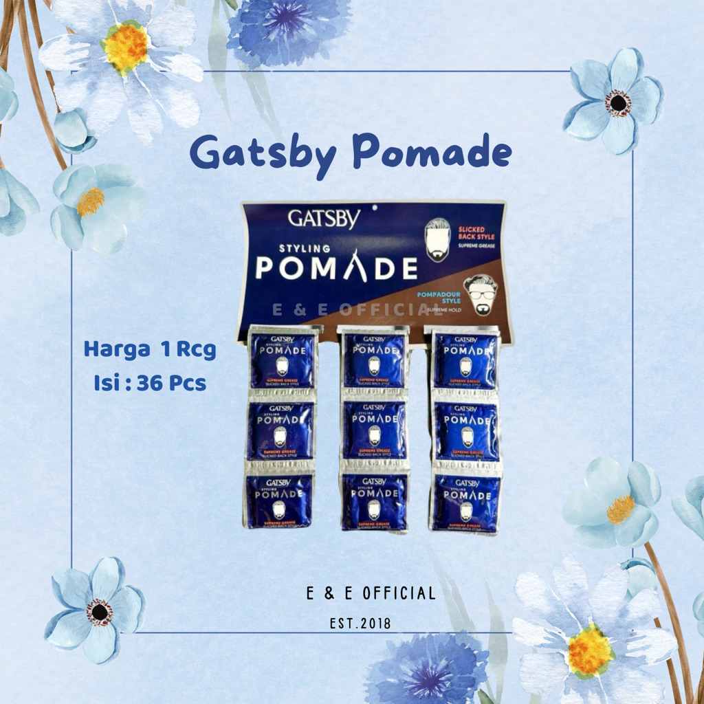 GATSBY POMADE SACHET/ POMADE RAMBUT SACHET