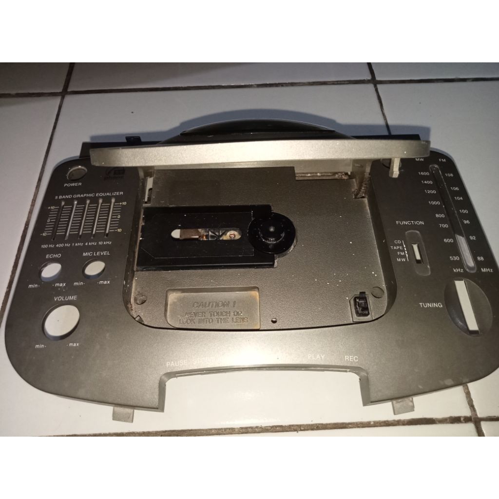 tutup atas radio Polytron VCD 7302dci