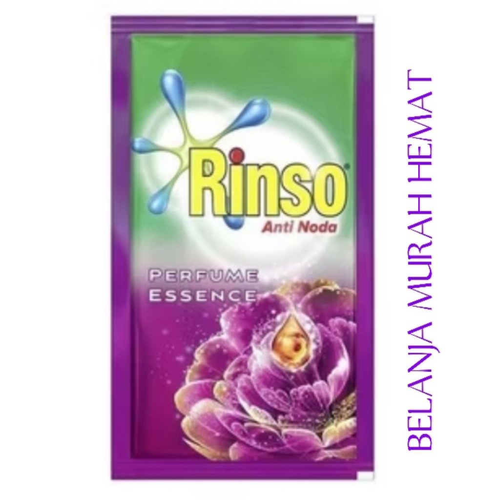 RINSO CAIR WARNA UNGU 1RENCENG ISI 12 SACHET 40ML