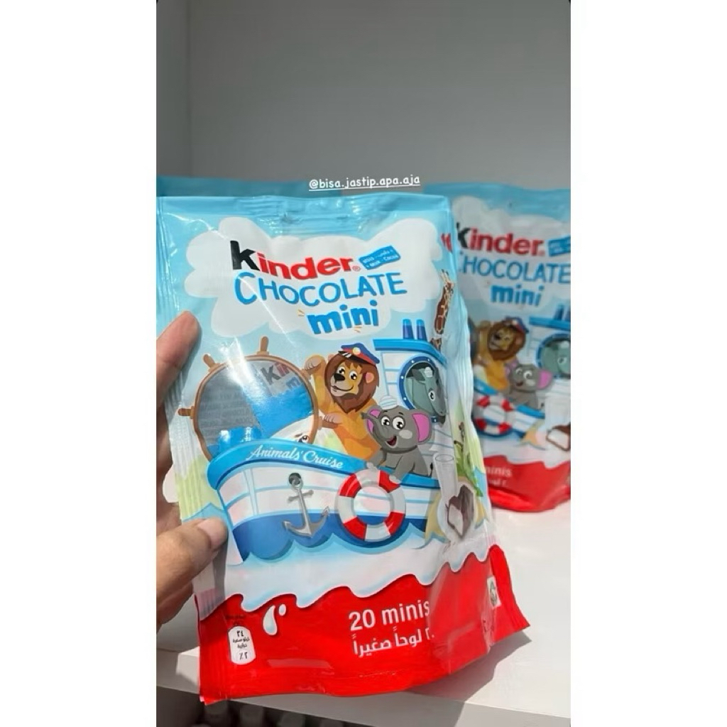 Kinder Chocolate Mini isi 20 Coklat Import From Dubai